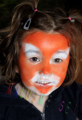 Facepainting Tygr - návod na malování na obličej Facepainting_tiger_006