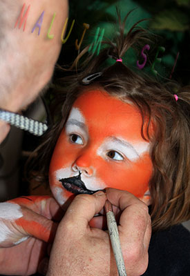 Facepainting Tygr - návod na malování na obličej Facepainting_tiger_007