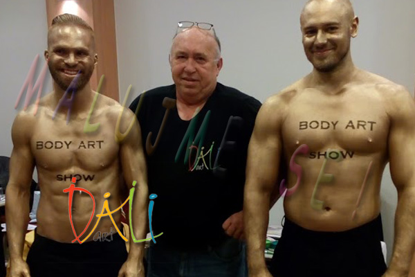Body art show Slovakia